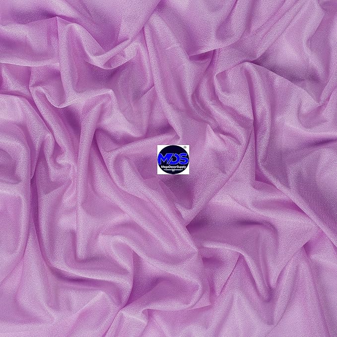MDS Halloween Chiffon Draping Fabric - 1 Panel, 30" Wide x 30ft Long - Sheer Spooky Arbor & Canopy Drapery for Haunted House Backdrops, Party Ceilings, DIY Costumes & Themed Events - Orchid