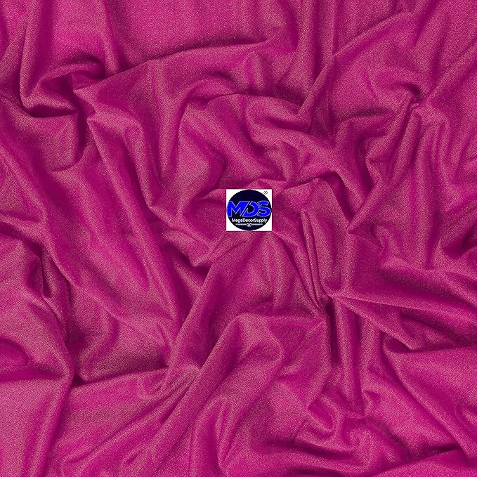 MDS Halloween Chiffon Draping Fabric - 2 Panel, 30" Wide x 30ft Long - Sheer Spooky Arbor & Canopy Drapery for Haunted House Backdrops, Party Ceilings, DIY Costumes & Themed Events - Magenta